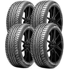 Qty 4 P24545r17 Summit Ultra Max Hp 99w Xl Black Wall Tires