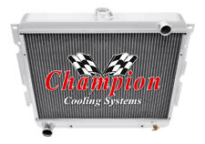 1968 1969 1970 1971 Plymouth Gtx 4 Row All Aluminum Champion Radiator Dr
