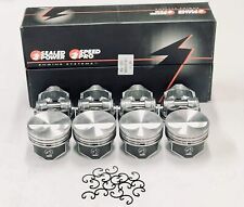 Speed Pro Hypereutectic Coated Flat Top 2vr Pistons Set8 Chevy 350 9.71 .040