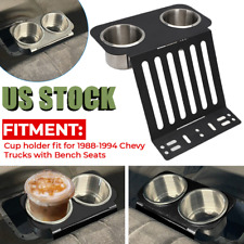 Cup Holder Cupholder For Chevrolet Chevy Truck Bench Seat 88-94 Stainless Steel