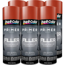 Duplicolor Fp102 6-pack Automotive Filler Primer Red Oxide 11oz Aerosol Can