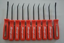 Snap On Tools Promotional Mini Pocket Clip Flat Pry Bar Red Handle Small 10 Pcs