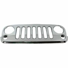 New Chrome Grille For 2007-2017 Jeep Wrangler Ch1200328 Ships Today