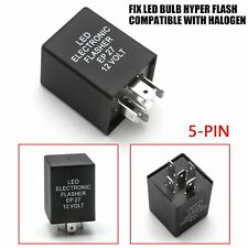 Turn Signal Hazard Led Warning Flasher Relay Ep27 Fl27 No Fast Hyper-flash 5-pin
