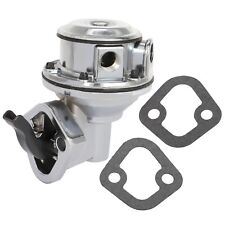 Fits For Chevy Sbc 350 High Volume Mechanical Fuel Pump Chrome 14 Npt Fitting