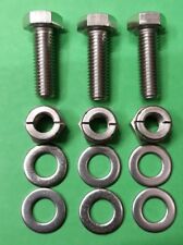 3 Bolt Exhaust Flange Fixings Bolts Lock Nuts Vw Ford Stinger Empi Back Box