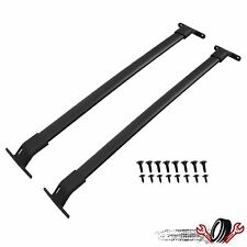 For 18-22 23 Ford Expedition Roof Rack Cross Bar Black Aluminum Luggage Carrier