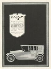 Marmon 34 Motor Car 1917 Indianapolis In Vintage Print Ad