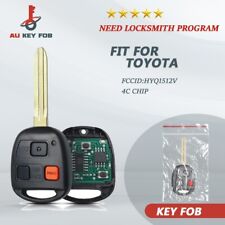 Car Key Fob Keyless Entry Remote Fits Toyota Fj Cruiser Land Cruiser 4c Chip