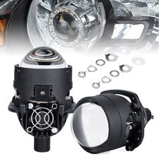 Pair 2.5 Bi Led Projector Lens Car Headlight Retrofit Universal High Low Beam