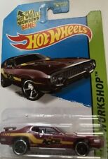 2014 Hot Wheels 71 Plymouth Road Runner Purple 244250 Comes With A Case