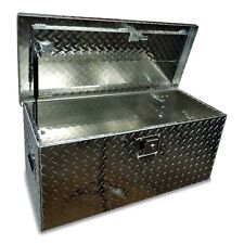 Diamond Plate Aluminum Tool Box Large 31 Inch Universal Fit All Welded Seams