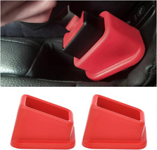 Seat Belt Buckle Holder 2 Pack Silicone Seat Belt Buckle Booster Raises Seat B