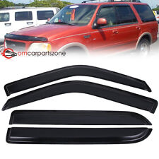 For 1997-2017 Ford Expedition Side Window Visors Rain Guards Sun Vent Deflectors