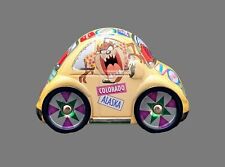 Vw Beetle Bug Car Looney Tunes World Tour Warner Bros Collector Tin Candy Box
