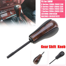 Wood Style Automatic Gear Shift Knob Shifter Lever For Bmw E46 E39 E60e61 E38