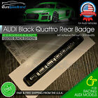 Audi Black Quattro Emblem 3d Badge Rear Liftgate Trunk Oem For A3 A4 A5 A6 Q5 Tt