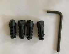 Set Of 4 Plastic Turnkeys For Mont Blanc Halfords Paddy Hopkirk Roofbar Covers