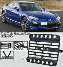 For 09-11 Mazda Rx-8 Front Bumper Tow Hook License Plate Relocator Bracket Mount
