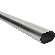 Stainless Steel 60 Inch Oval Exhaust Tubing 3 Inch