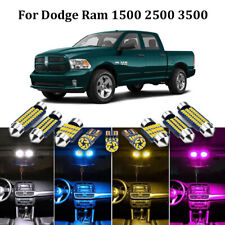 Interior Led Lights Kit Package For Dodge Ram 1500 2500 3500 1994-2023 License