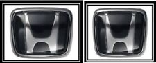 Honda Jdm Civic Prelude Crx Accord Hood Trunk Black Emblem Badge278 X 2 38