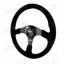 Universal 340mm Racing Steering Wheel With Suede Leather For Momo Hub X1