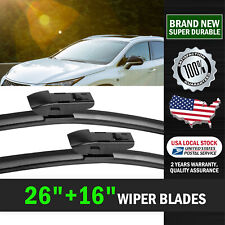 Premium Hybrid Silicone Front Wiper Blades 2616 For 2019-2021 Subaru Forester