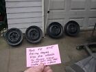 Four Kelsey Hayes 15x5 Steel Wheel Simular To Used On High Pro Galaxie Mustang