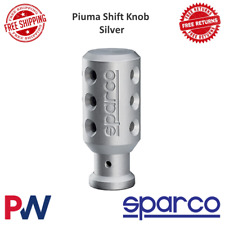 Sparco Piuma Silver Shift Knob Manual Automatic Universal 03741bt01