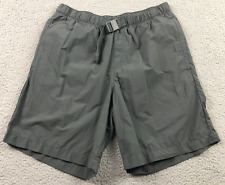 Columbia Mens Shorts Size S Olive Green Omni Shade Sun Protection Belted Lined