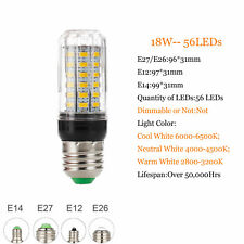 Led Corn Bulb E27 E14 E12 E26 B22 24 - 108leds Light Lamps 110v 220v Dc 12v 24v