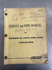 Hein-werner Series 10 10hd 12hd Crawlers Service Parts Catalog Manual Book