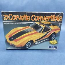 Mpc Vintage 1975 Chevy Corvette Convertible Roadster 125 For Parts Or Rebuild