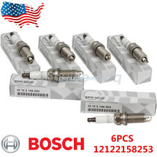 6pcs Bosch 12122158253 Spark Plugs Iridium Fr7npp332 For Bmw X5 E60 E83 E85 E90