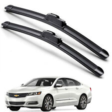 For 2014-2020 Chevy Impala Windshield Wiper Blades J-hook Hybrid Silicone