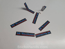 Sticker M Technic M Technique 1 2 Body Kit Sticker Decal Original X6 E34 E28 Black
