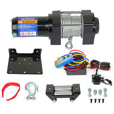Electric Winch 12v 4000lbs Towing Trailer Steel Cable Off Road Wwireless Remote