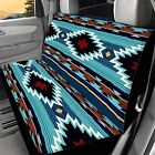 Wellflyhom Aztec Print Universal Rear Split Bench Seat Cover For Cars Truck Suv