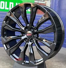 26 Inch Wheels Gm Style Gloss Black Rims Tires Ford F150 Expedition Navigator