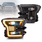 Vland Full Led Projector Headlights For Ford F150 15-17 F150 Raptor 16-21