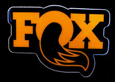Fox Racing Sticker Orange-black 3 12 X 2 12 Super Thick Glossy 
