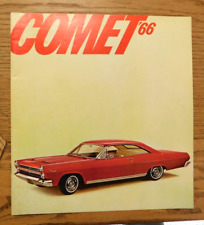 1966 Mercury Comet Large Prestige Sales Brochure Catalog Booklet Old Original