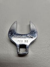 Snap On 38 Drive 1516 Crows Foot Open End Wrench Socket Fco 30