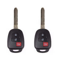 2 Replacement For Toyota Tacoma 15 16 17 18 19 20 2021 Remote Key Fob Hyq12bdp H
