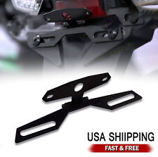 New Universal Motorcycle Tail Tidy License Plate Bracket Flip Up Fold Adjustable