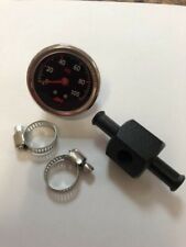 Redhorse 0-15 Fuel Pressure Gauge W In-line Adapter Liquid Fill