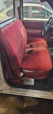 1990 S10 Pickup Front Bench Seat Red Cloth 1092329
