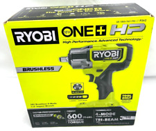 Ryobi P262 One Hp 18v 12 4-mode Brushless Cordless Impact Wrench 600 Ft-lbs