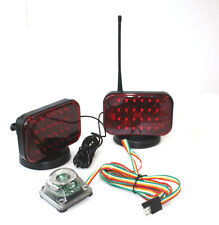 48led Wireless Tow Light Kit Magnetic Cordless Waterproof Truck Boat Haul Towing